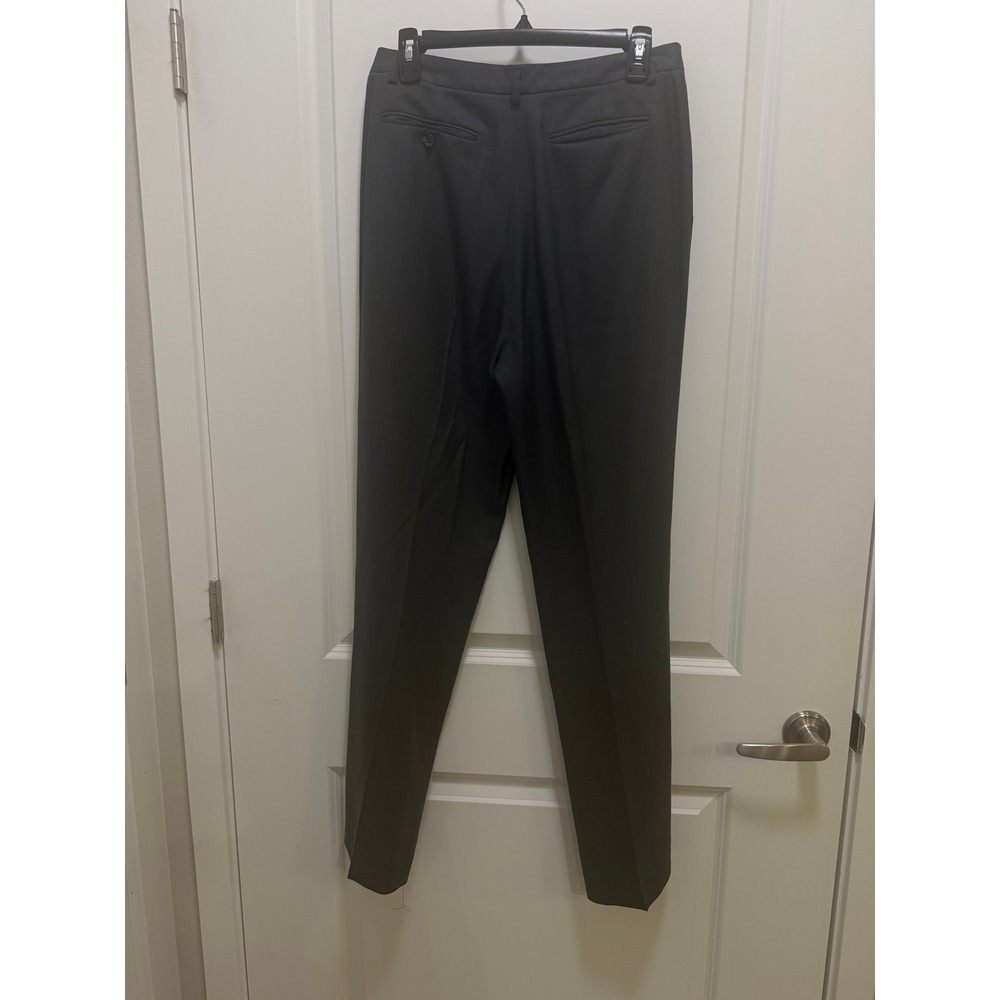 Banana Republic Womens Black 100% Silk Straight Leg Dress Pants Size 10
